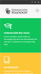 Mobile Screenshot of formacionhadoop.com
